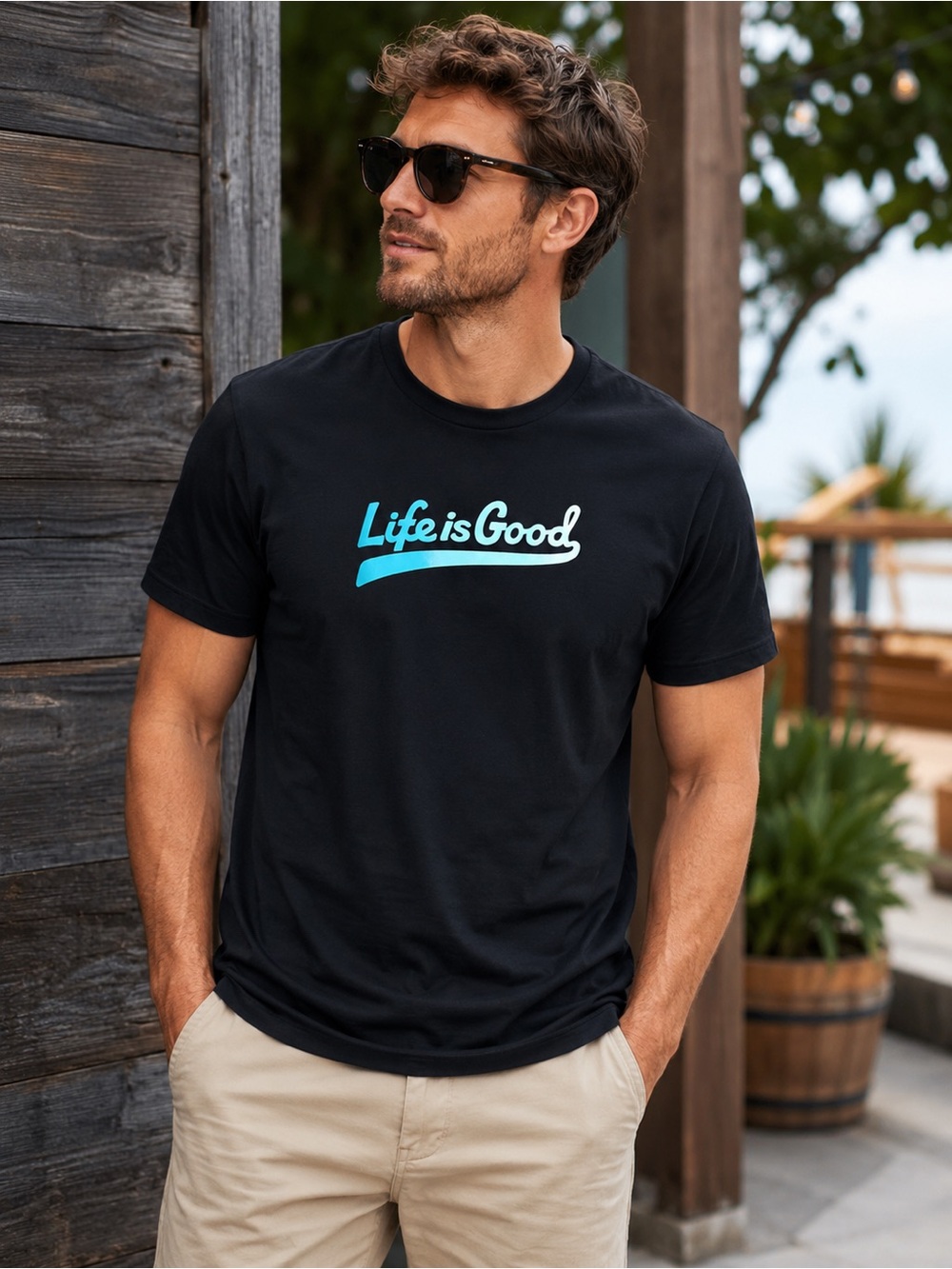 Life is Good • Dri Fit Moisture Wicking Tee